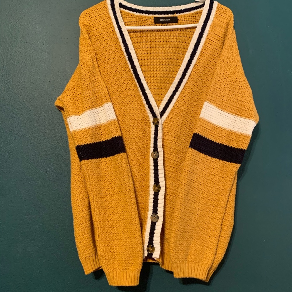 Button up sweater